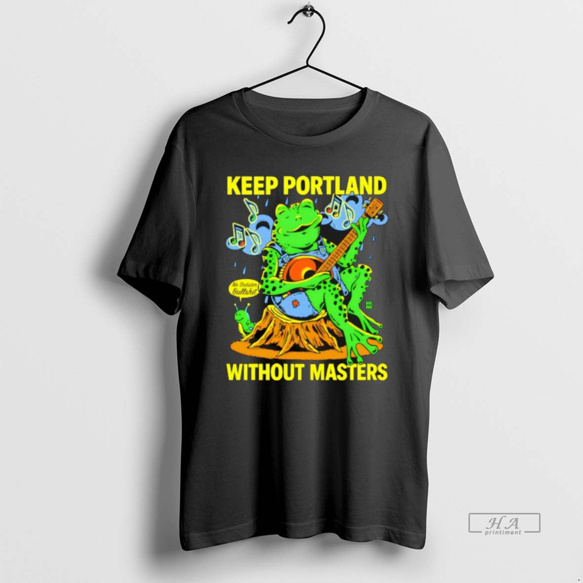 Official Keep Portland Without Masters Frog