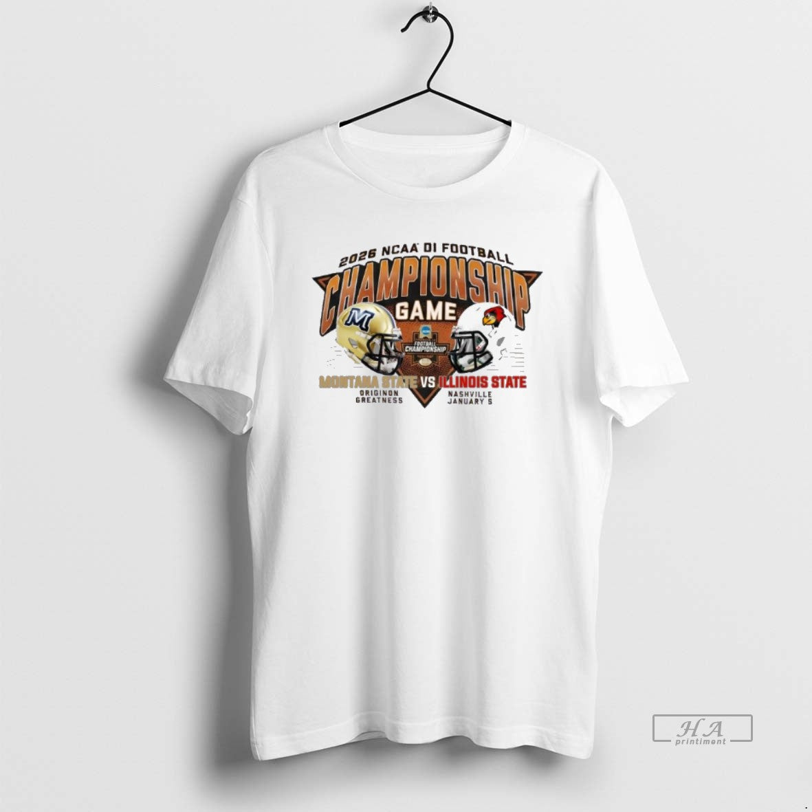 Official Montana State Vs Illinois State 2025 26 Ncaa Di Football Championship Matchup T-Shirts, Hoodie, Sweatshirt