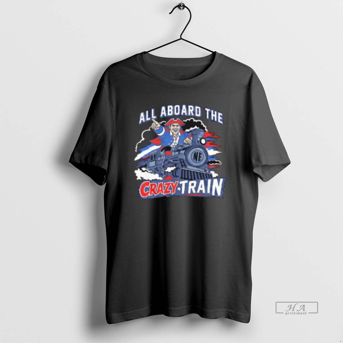 Official New England Patriots All Aboard The Crazy Train