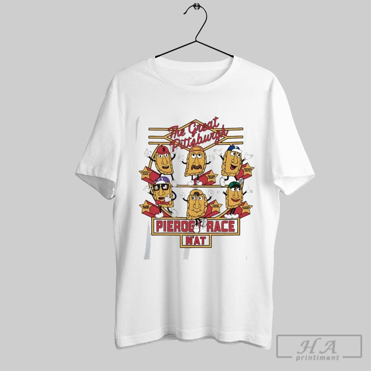 Official Pittsburgh Pirates The Great Pierogi Race Nat