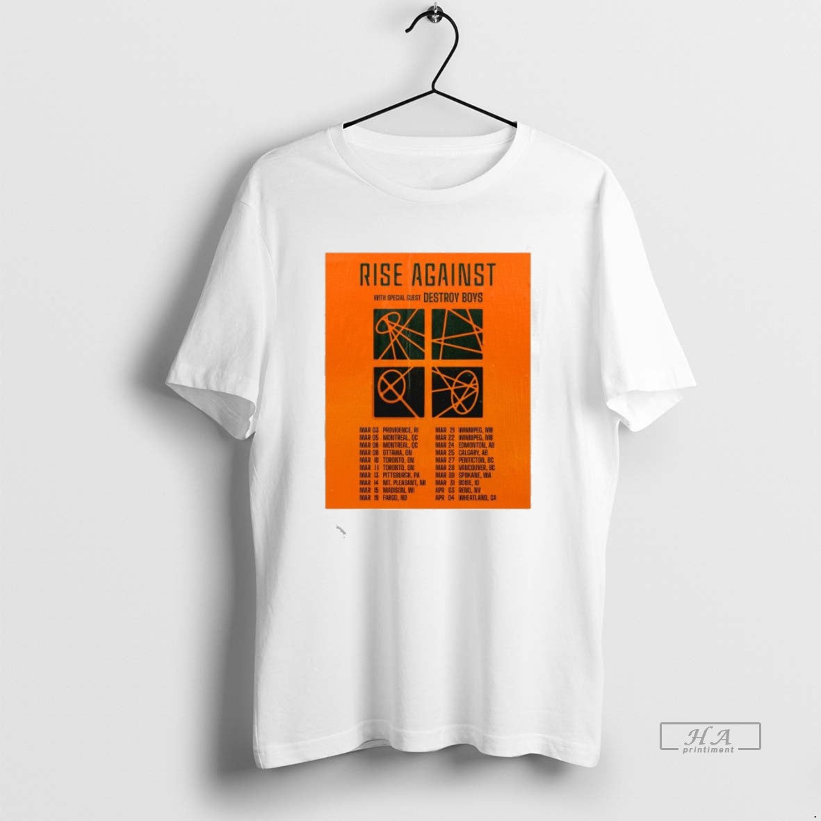 Official Rise Against 2026 Spring Concert Tour