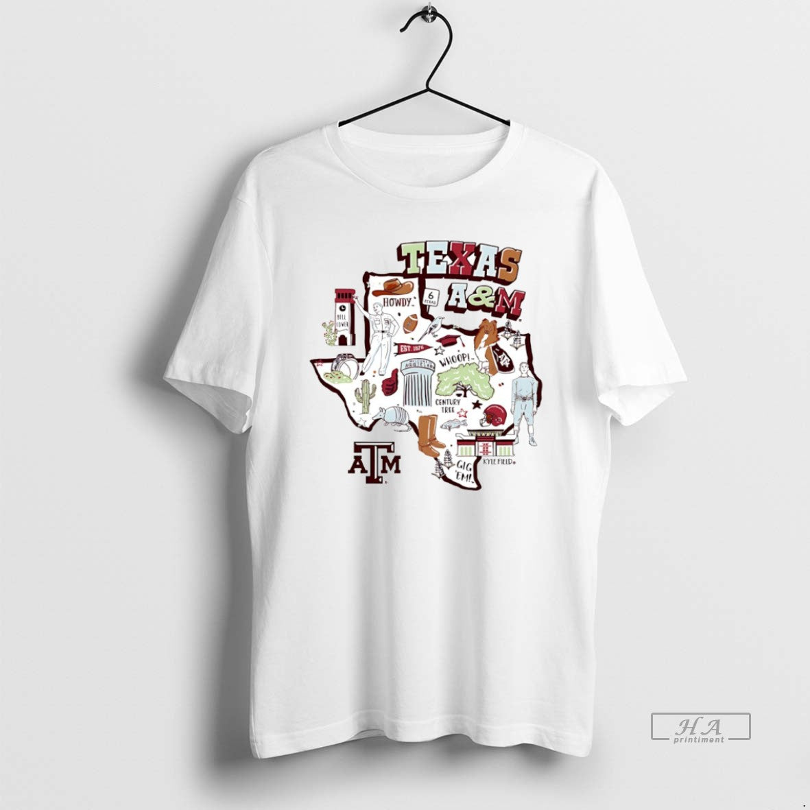 Official Texas A And M Aggies Football State Map Circle