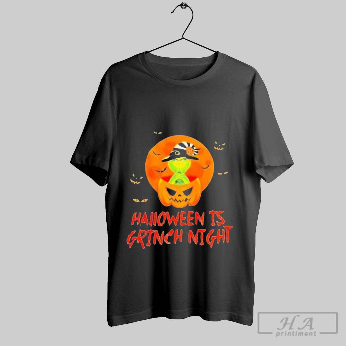 Official Trendy Halloween Is Grinch Night Pumpkin