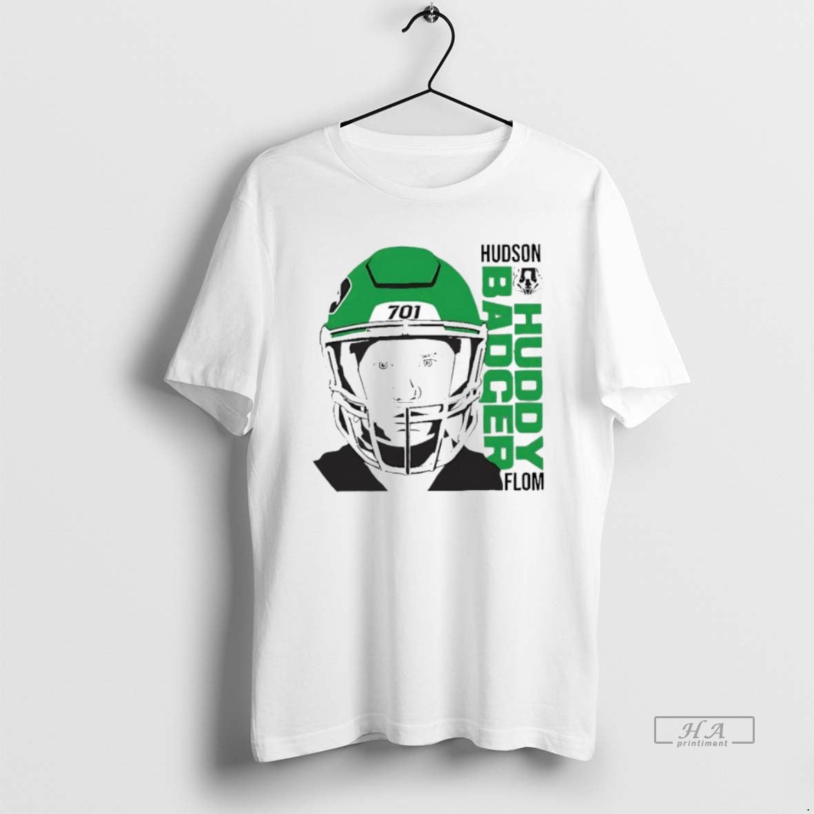 Official Trendy Hudson Flom Huddy Badger University Of North Dakota Athletics Sport