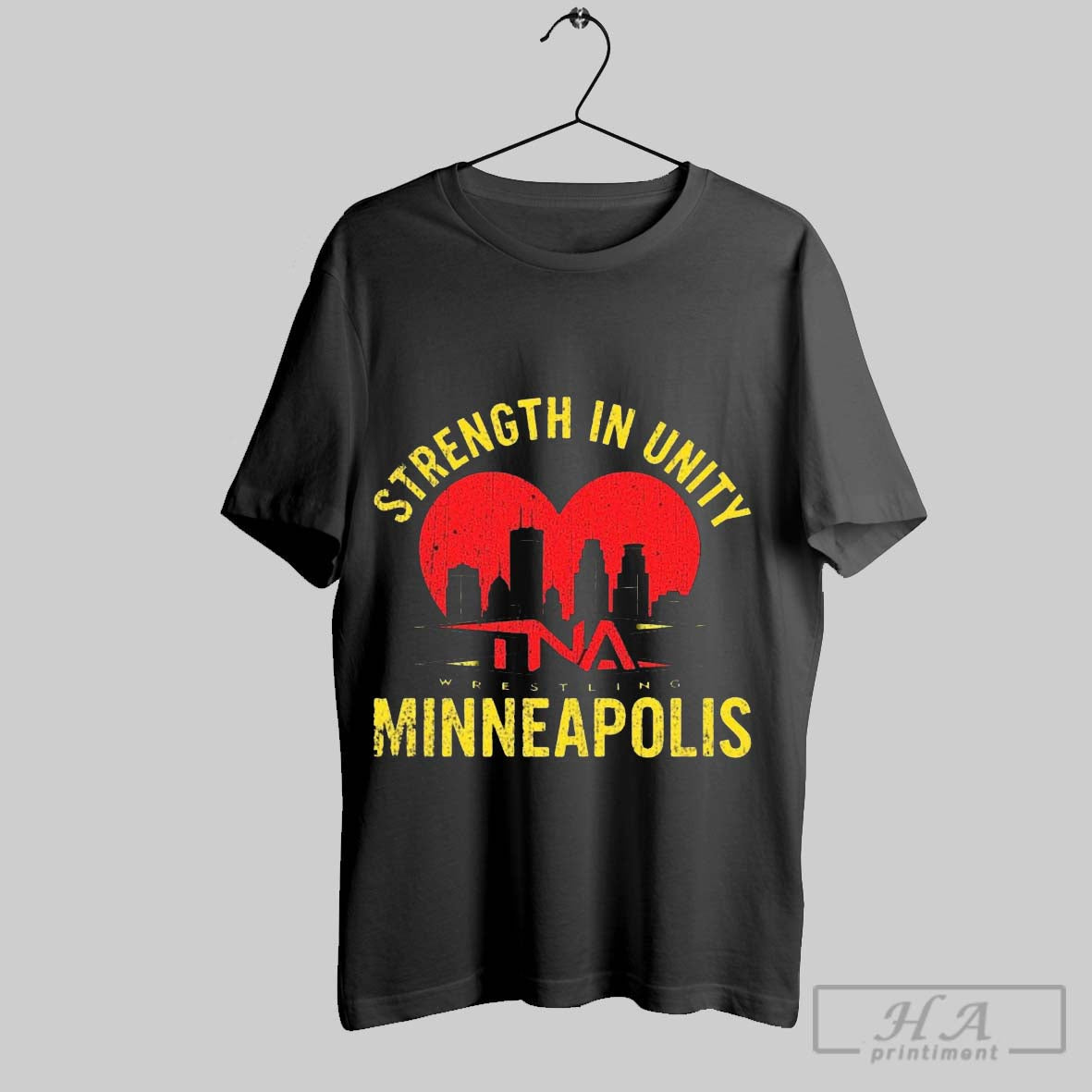 Official Trendy Strength In Unity Tna Wrestling Minneapolis 2025 Vintage
