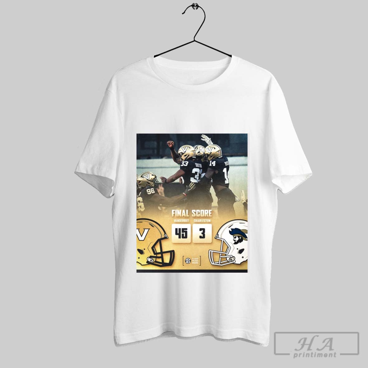 Official Trendy Vanderbilt Commodores Defeated Charleston Southern Buccaneers Final Score 45 3 Sec It Just