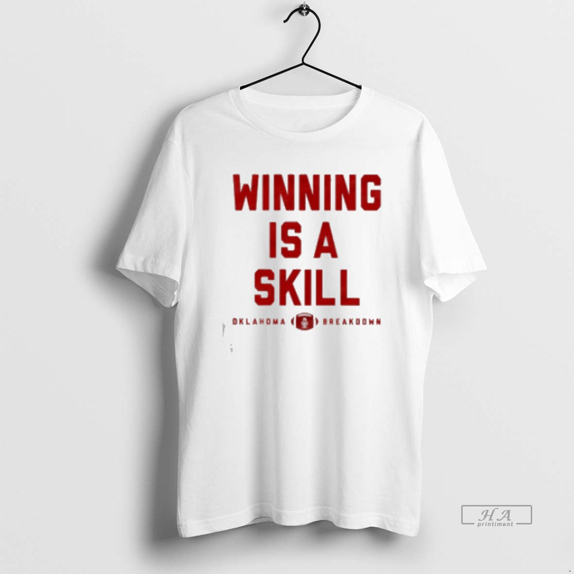 Official Winning Is A Skill Oklahoma Sooners Breakdown Classic Womens