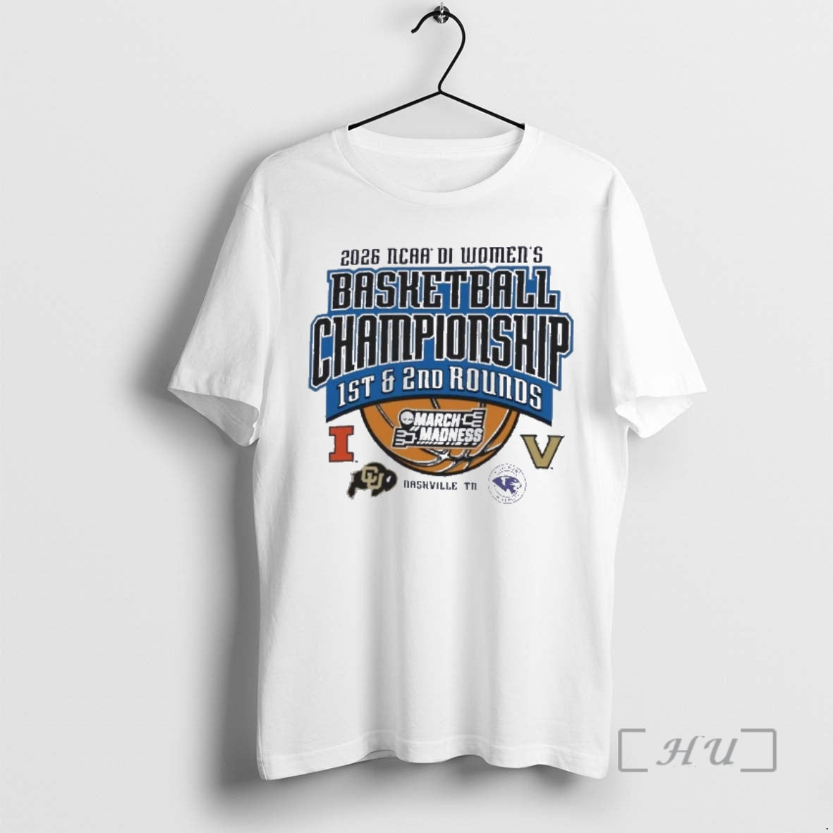 Officials 2026 Ncaa Di Womens Basketball 1st 2nd Rounds Nashville Tn Premium T Shirts Sweater