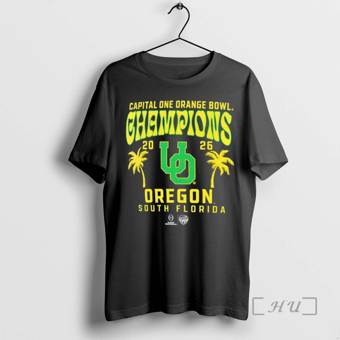 Officials Capital One Orange Bowl Champions 2026 Cfp Oregon Ducks Hometown Premium T Shirts Sweater