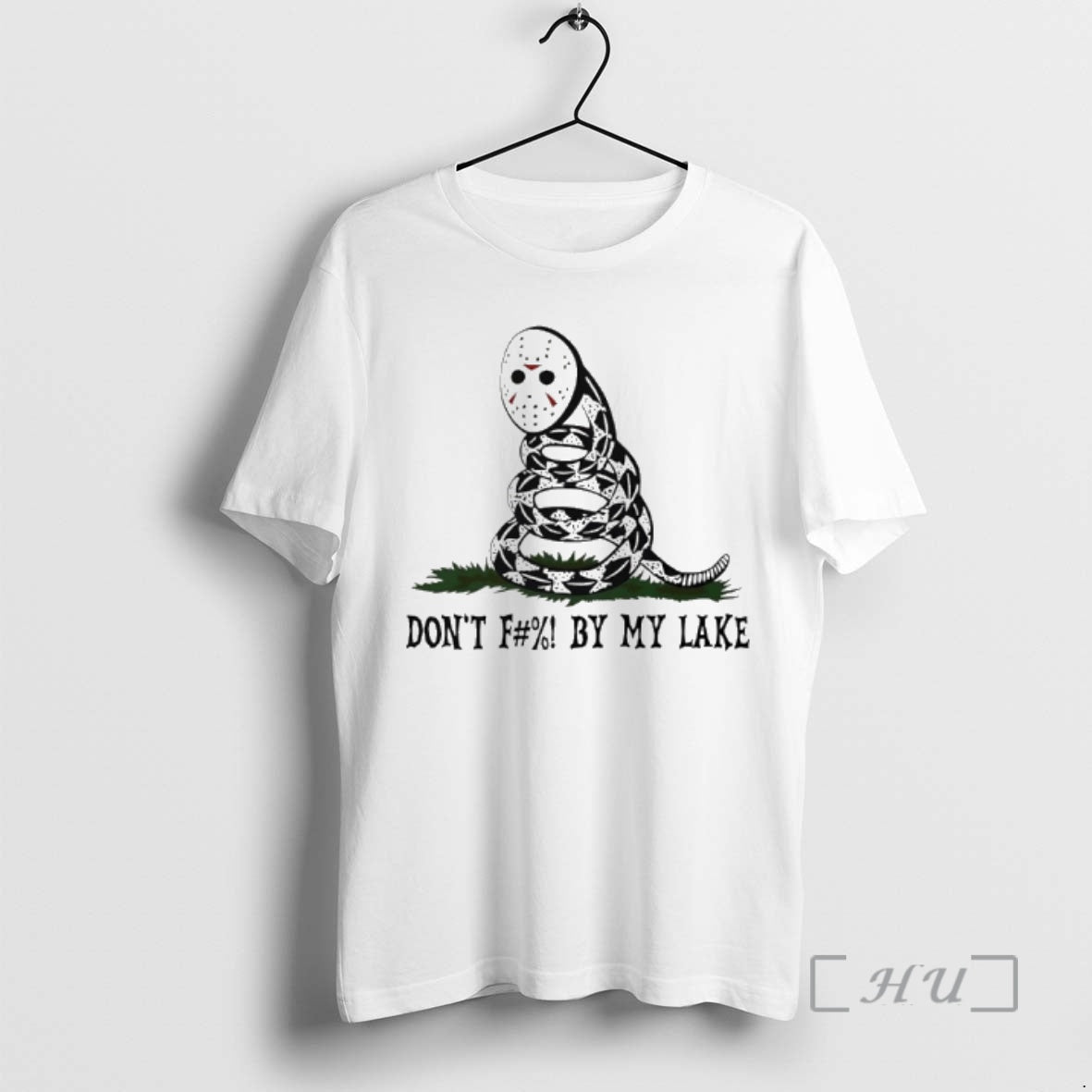 Officials Dont Fuck By My Lake Voorhees Friday The 13th Gadsden Parody Premium T Shirts