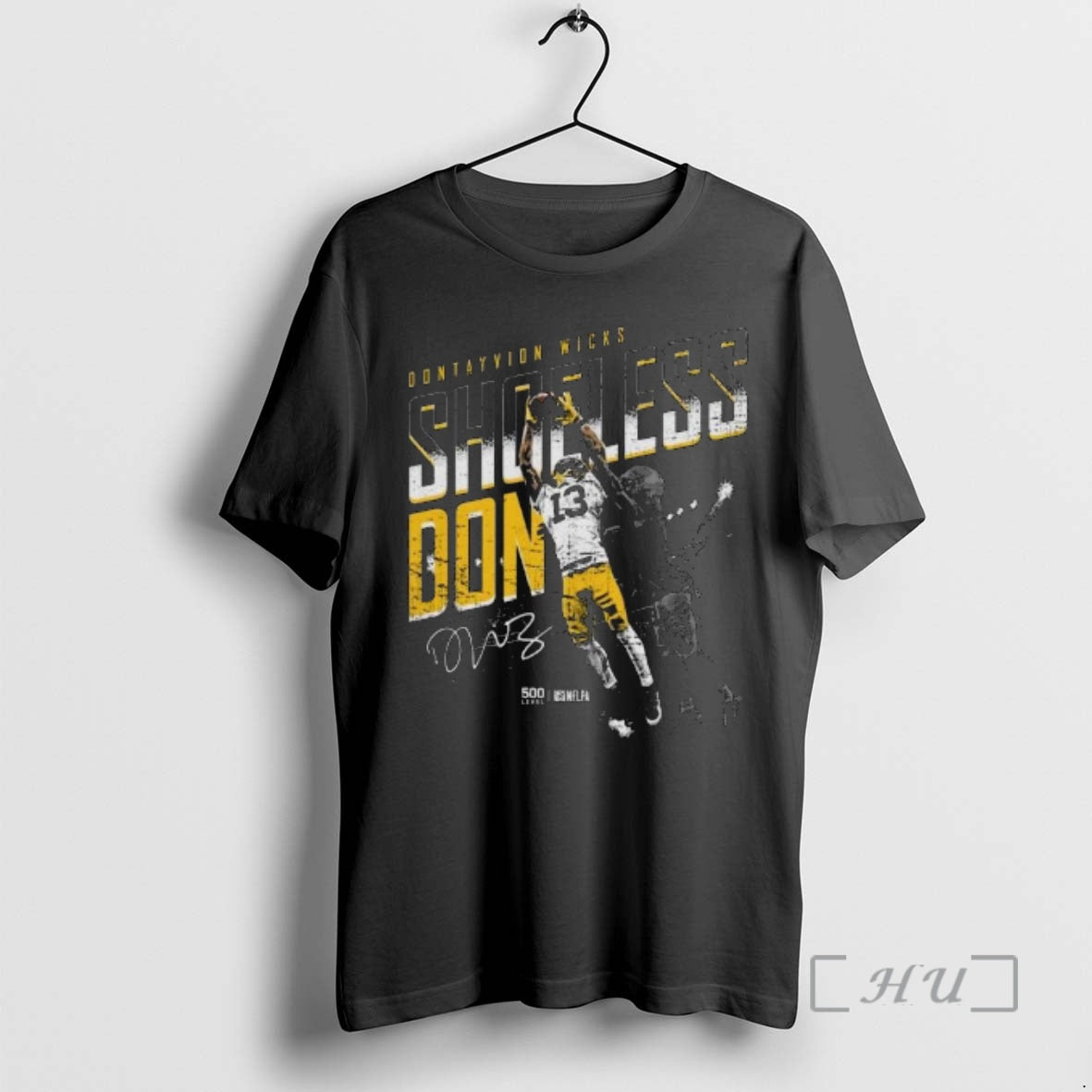 Officials Dontayvion Wicks Green Bay Shoeless Catch Signature 2025