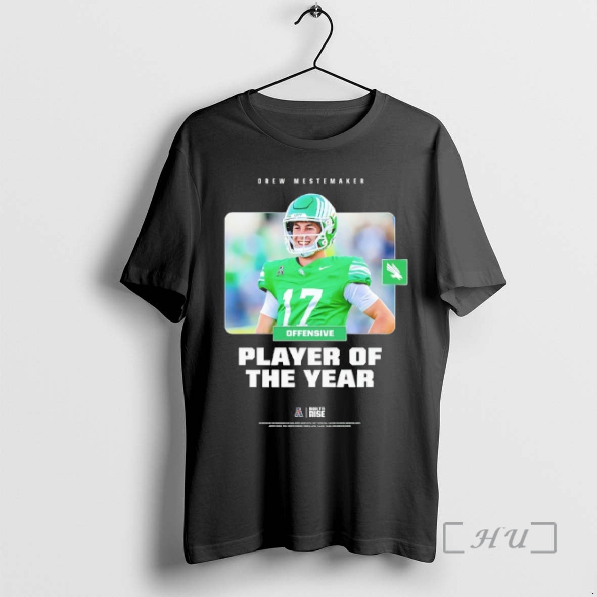 Officials Drew Mestemaker North Texas Mean Green 2025 Player Of The Year Premium T Shirts