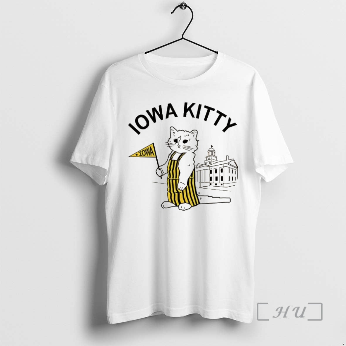 Officials Iowa Kitty Campus Sketch