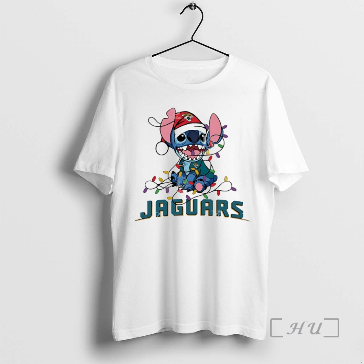 Officials Jacksonville Jaguars With Stitch Christmas Lights
