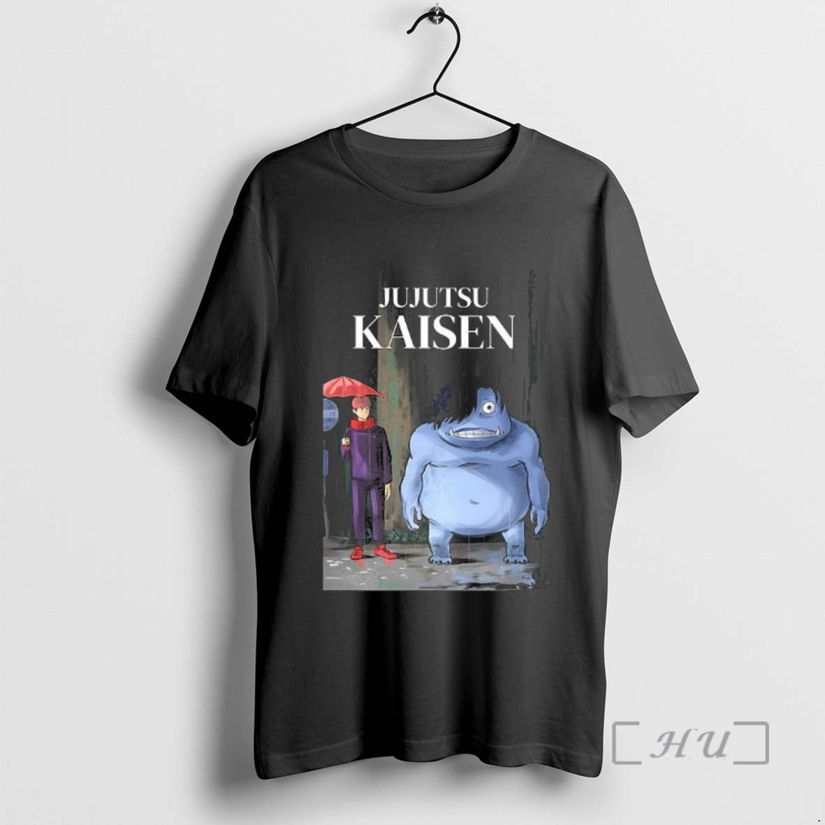 Officials Jujutsu Kaisen X My Neighbor Totoro Waiting For The Bus Parody Premium T Shirts Hoodie, Sweatshirt | WearSparks.com