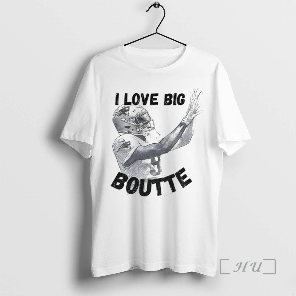 Officials Kayshon Boutte New England Patriots Football I Love Big Boutte Premium T Shirts Sweater