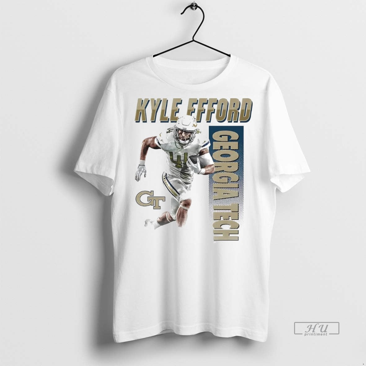 Officials Kyle Efford Running Graphic Georgia Tech T Shirt Sweater