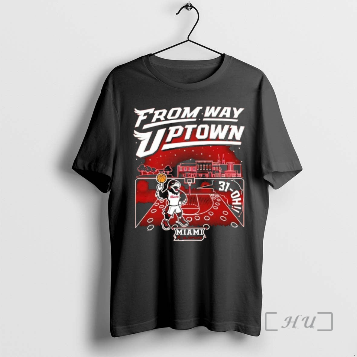 Officials Miami Redhawks 2026 Mens Basketball 31 Oh From Way Uptown Premium T Shirts Sweater