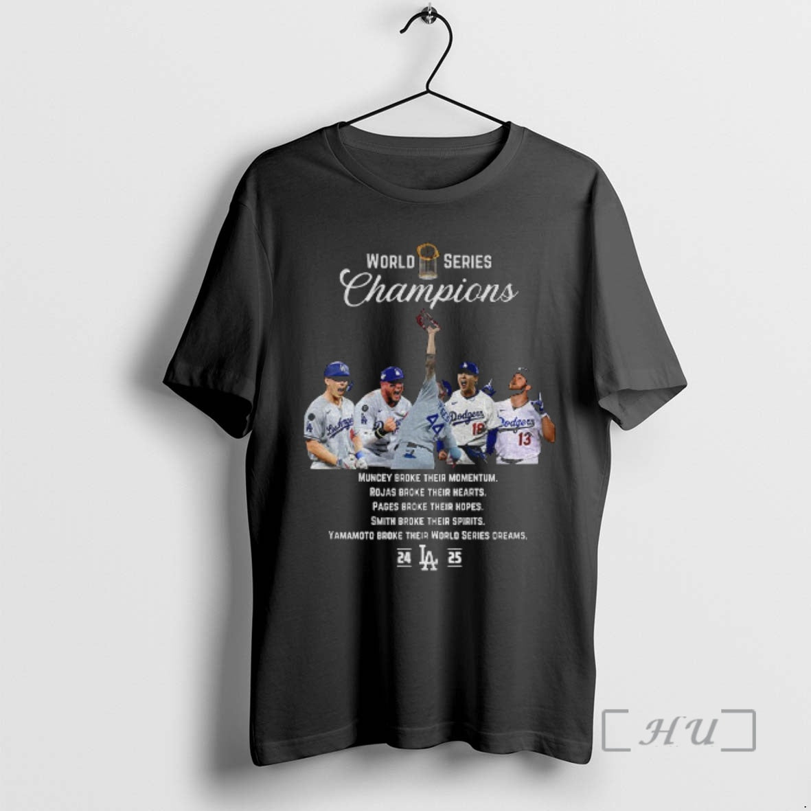 Officials Muncy Rojas Pages Smith Yamamoto 2025 World Series Champions Dodgers Premium T Shirts Sweater Hoodie, Sweatshirt