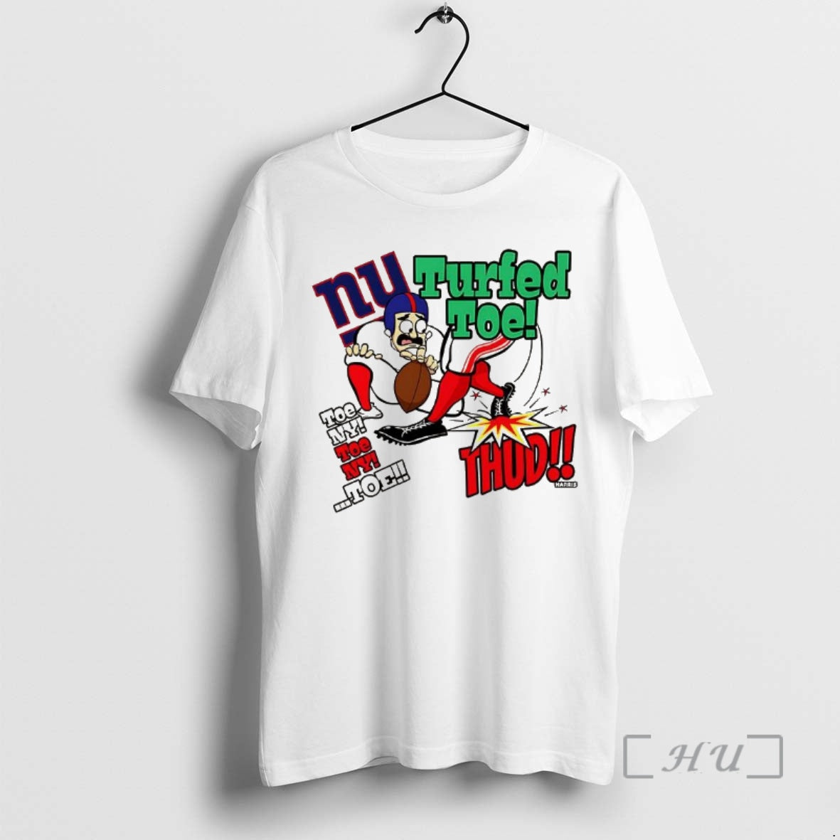 Officials New York Giants Turfed Toe Cartoon