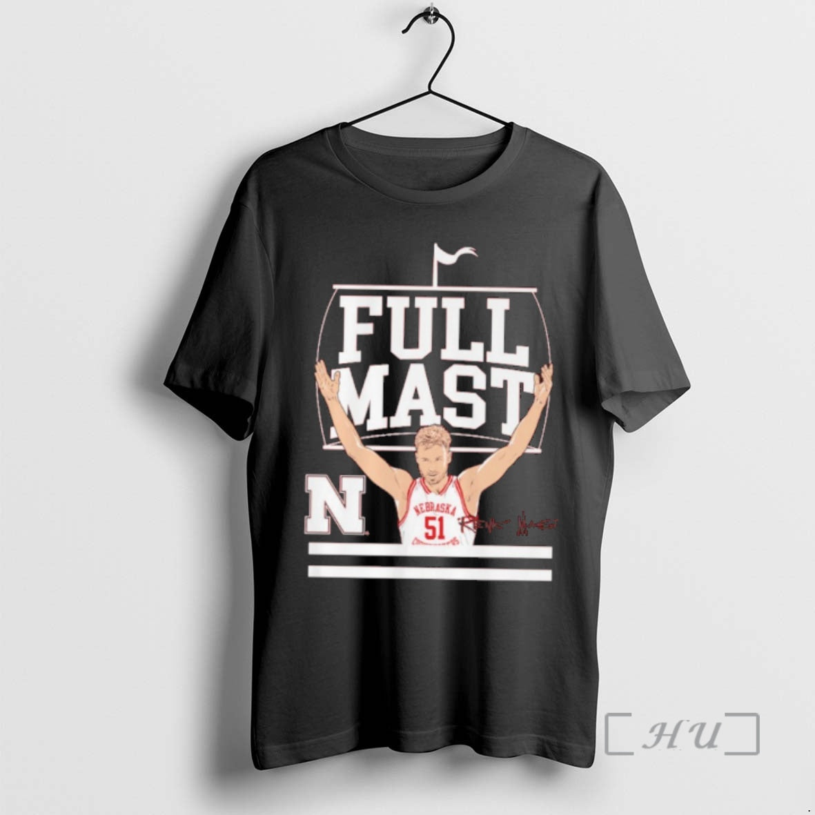 Officials Rienk Mast Nebraska Cornhuskers Full Mast