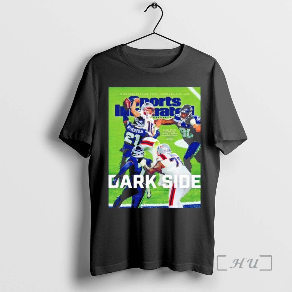 Officials Seattle Seahawks Football Sports Illustrated Super Bowl Lx Championship Dark Side Premium T Shirts