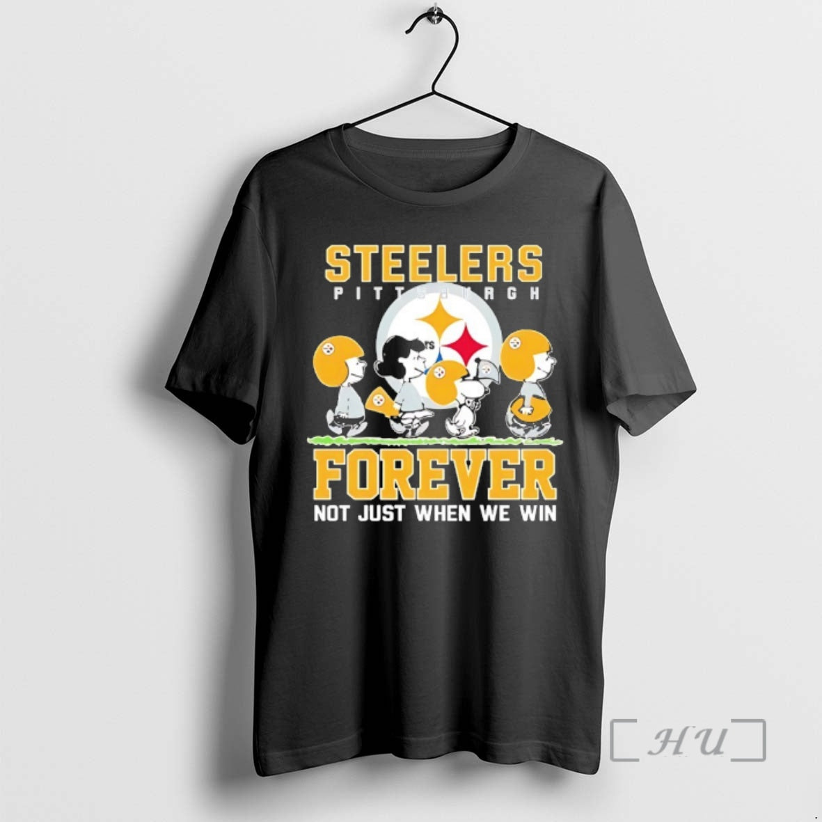 Officials Snoopy And Charlie Brown Pittsburgh Steelers Forever Not Just When We Win Premium