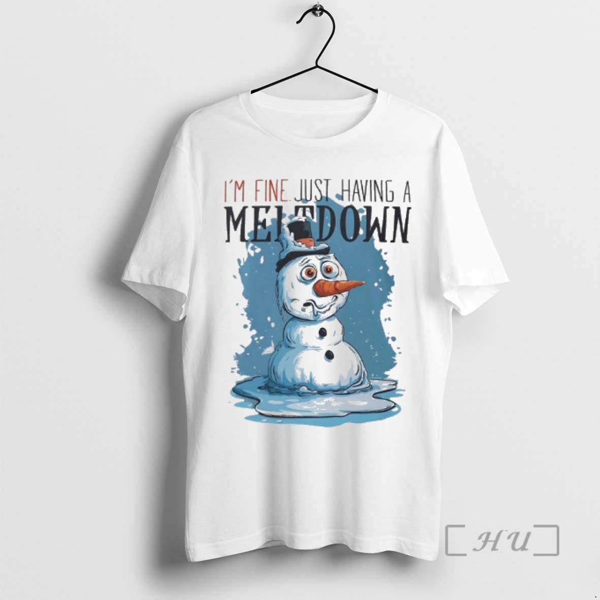Officials Snowman Im Fine Just Having A Meltdown T-Shirts, Hoodie, Sweatshirt | WearSparks.com