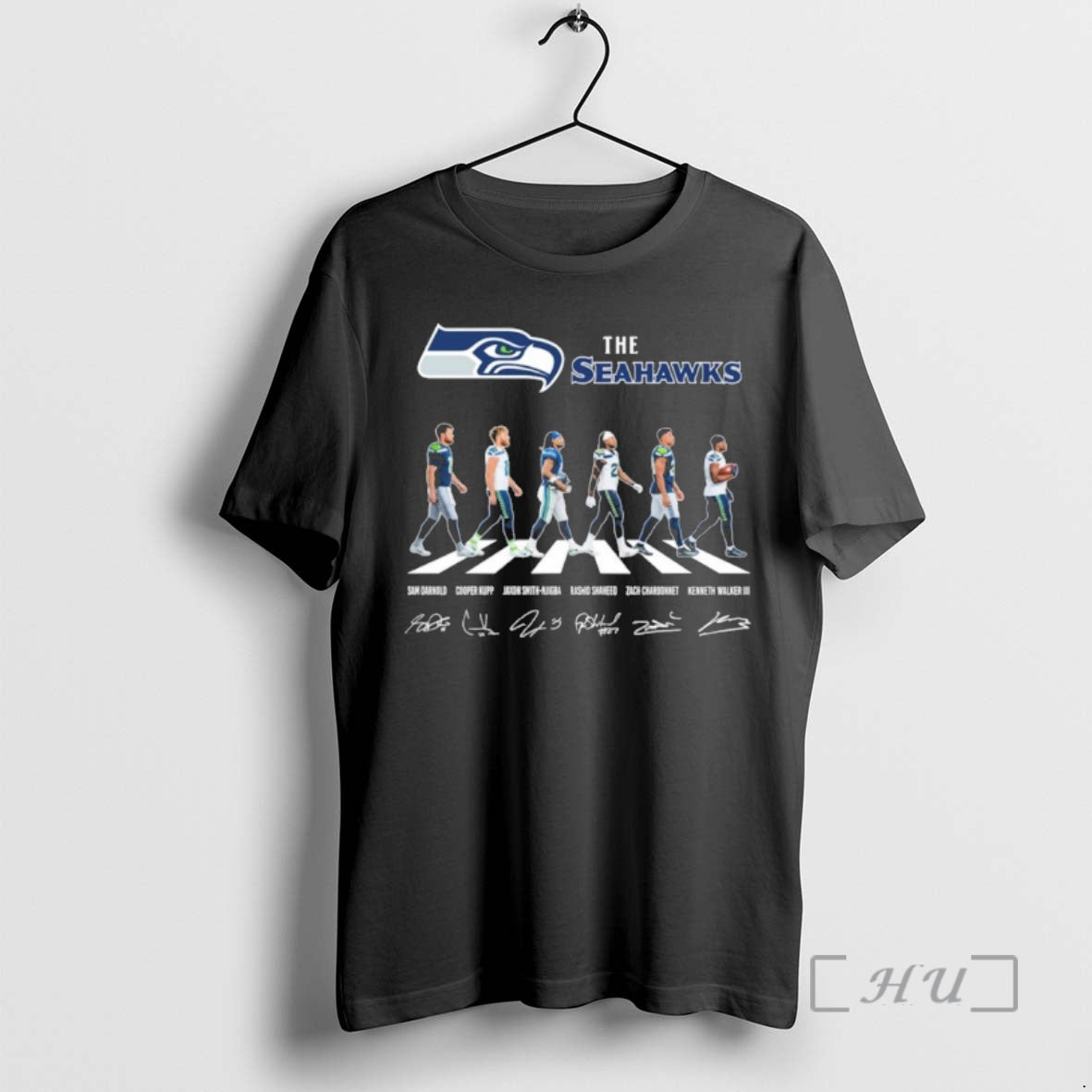 Officials The Seahawks Player Abbey Road Signature T-Shirts, Hoodie, Sweatshirt | WearSparks.com