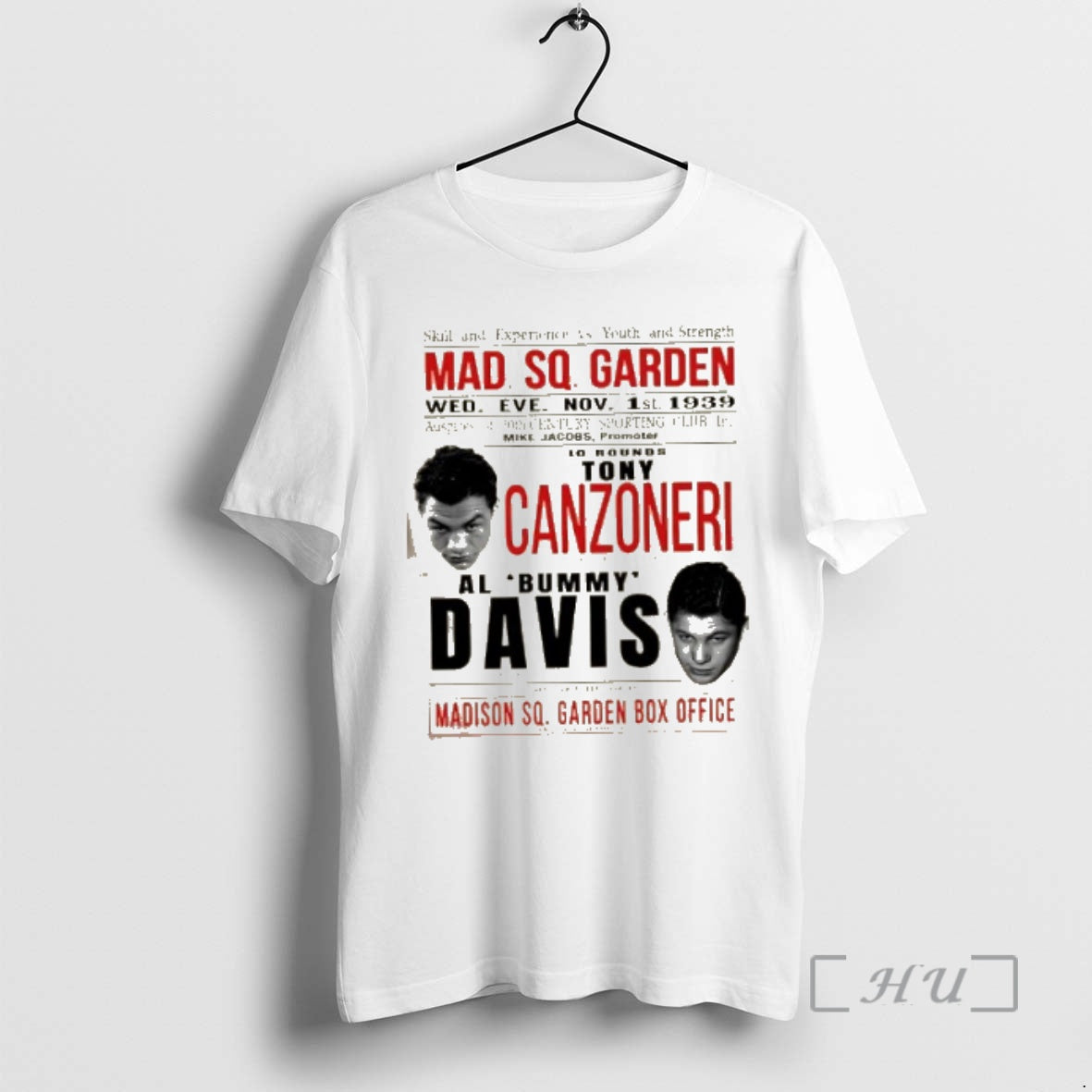 Officials Tony Canzoneri Vs Bummy Davis Madison Sq Garden Box Office Premium T Shirts Sweater