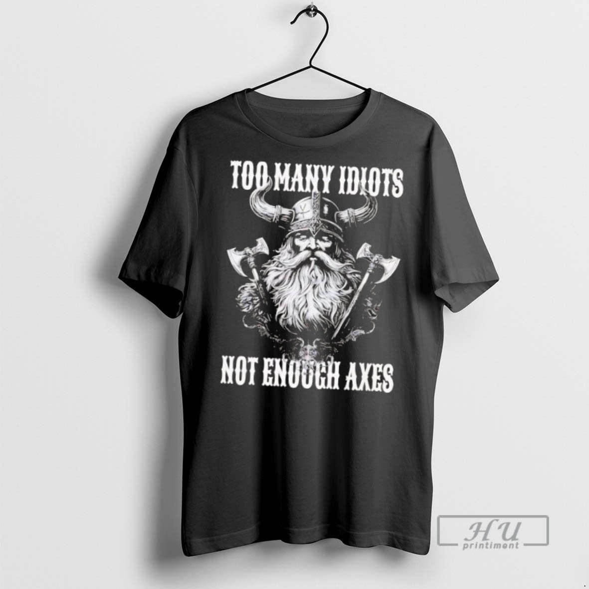 Officials Trending Vikings Too Many Idiots Not Enough Axes T Shirt