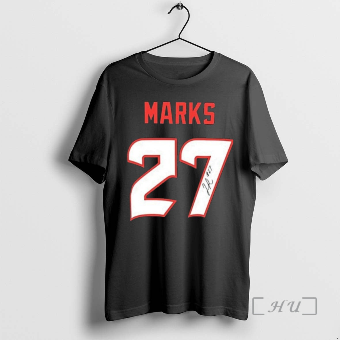 Officials Woody Marks 27 Houston Texans Football Signature