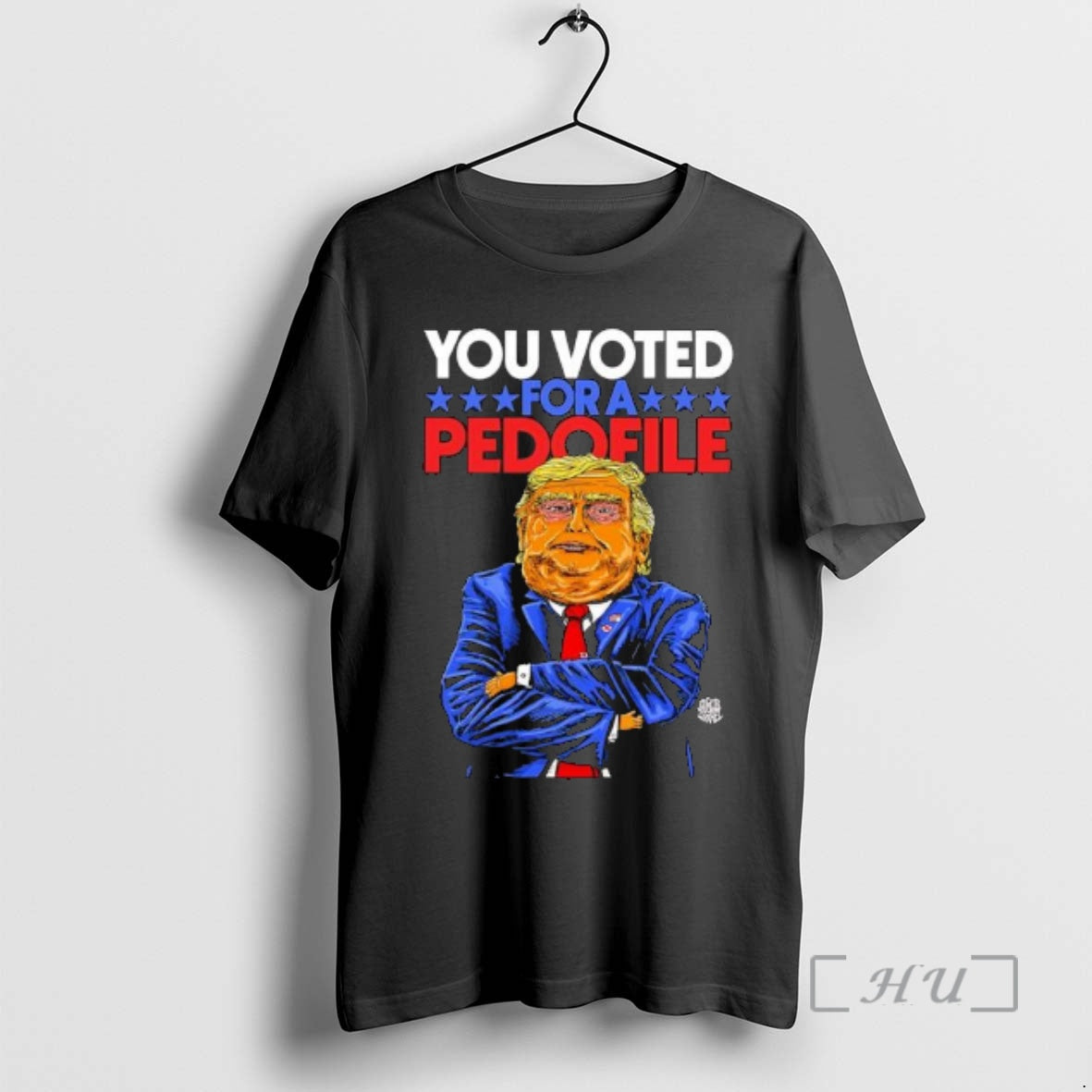 Officials You Voted For A Pedofile Trump Graphic T-Shirts, Hoodie, Sweatshirt | WearSparks.com