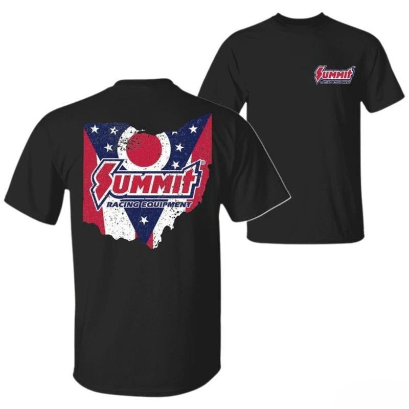 Ohio Pride Summit Racing T-shirt - Motorsport Racing Tee Mechanics Racing Fans - Unisex Fit Crew Neck Style Menswear Top