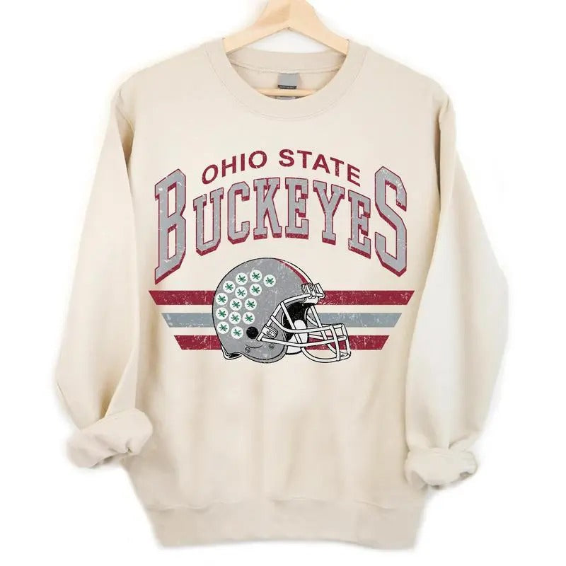 Ohio State Buckeyes Football NCAA Sweatshirt, Ohio State University Shirt, Vintage NCAA Shirt, Classic Sport Unisex Shirt, Gifts For Football Fan