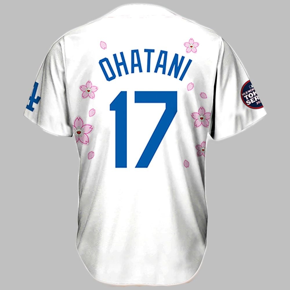 Ohtani 17 Dodgers World Tour Tokyo Series Jersey - Grishko.com