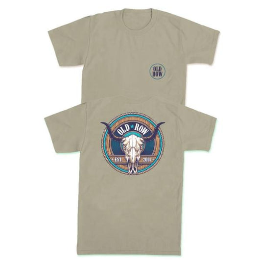 Old Row Outdoors Cow Skull Pocket Tee, Vintage Graphic Tees, Vintage Crewnecks Tees