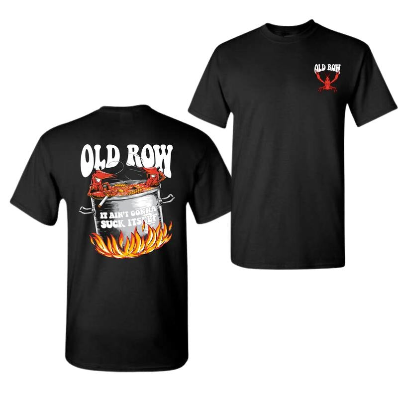 Old Row The Crawfish Boil Pocket 2 Sided T-Shirt, Old Row T-Shirt For Men And Women