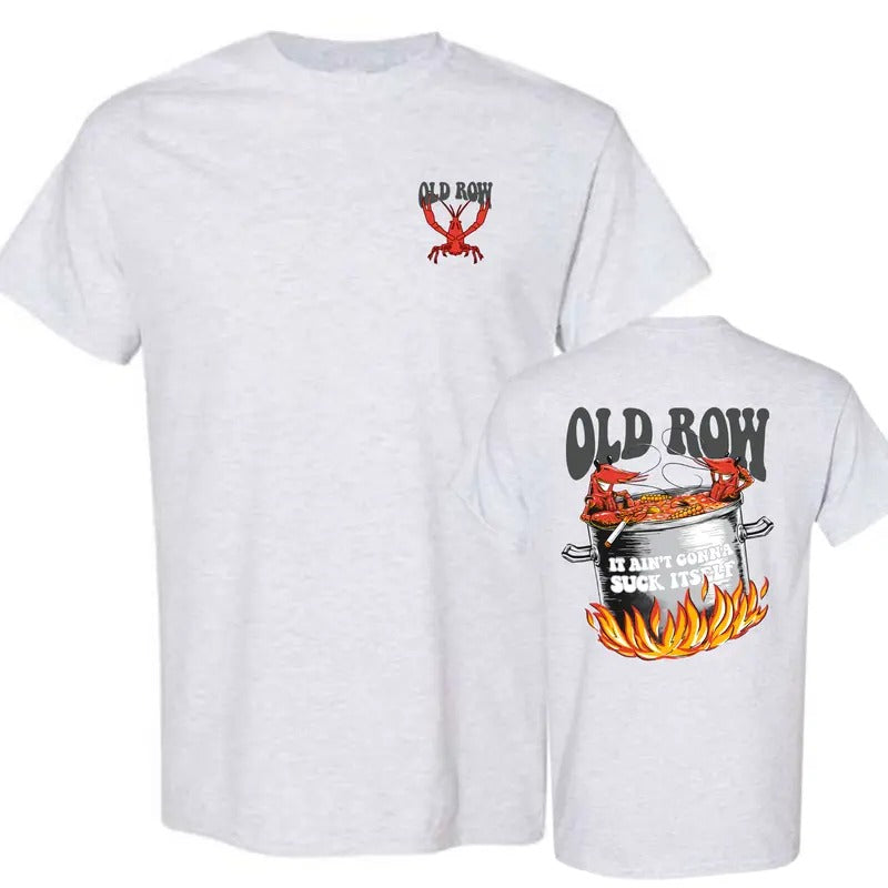 Old Row The Crawfish Boil Pocket T-Shirt, 2 Sides Tshirt, Top Trendy, Gift For Him And For Her