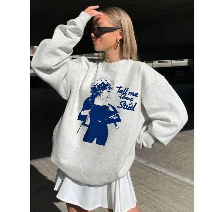 Olivia Newton-John Tell Me About It Stud Sweatshirt , Olivia Newton John Sweatshirt , Grease Olivia Newton-John Memories...
