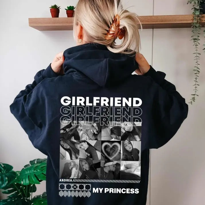 Only You Photo Hoodie, Girlfriend Collage Shirt, Collage Photo Shirt, Girlfriend Tshirt Only You, Valentines Custom Shirt, Only You T Shirts, HL134style{n002}2