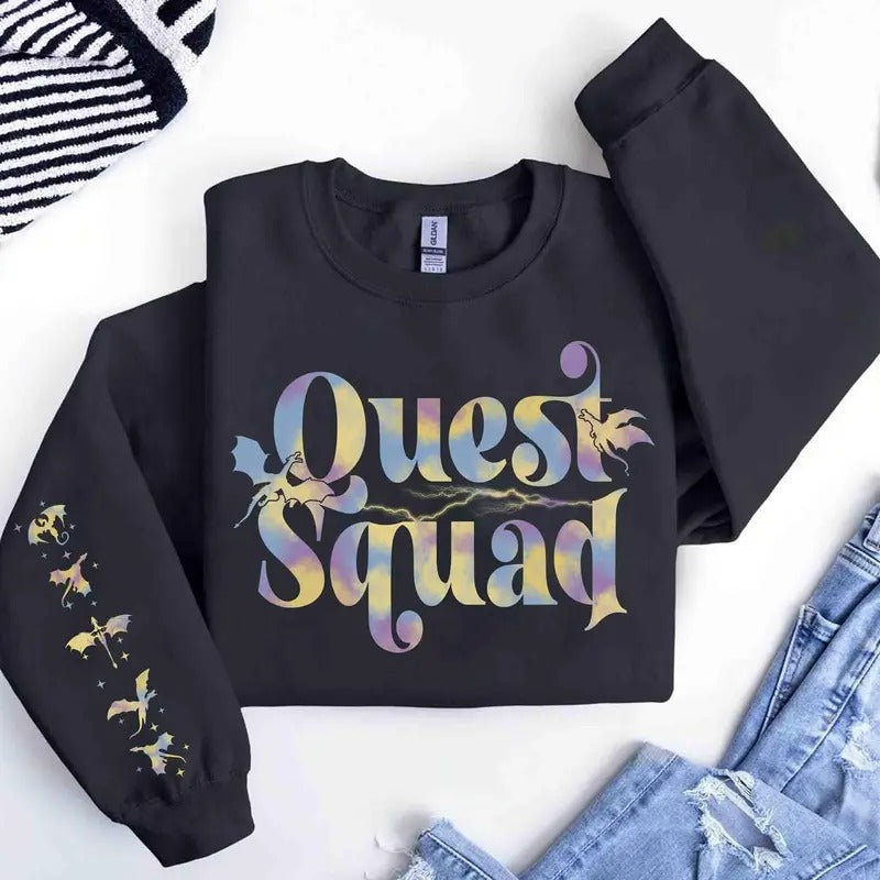 Onyx Storm Shirt, Fourth Wing Quest Squad Shirt, Basgiath War College, Dragon Rider Shirt, Xaden Riorson, Fourth Wing,...