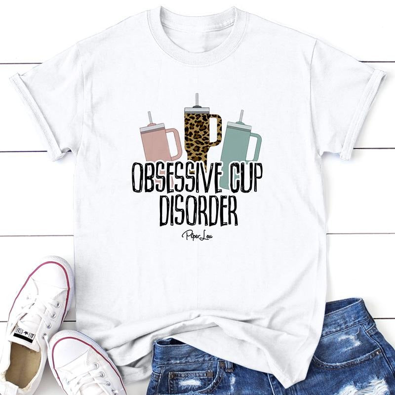 Obsessive Cup Disorder Apparel, Proudly Printed In The USA, Tee / Tank / V Neck Gray / White / Blue / Hot Pink / Orange,...