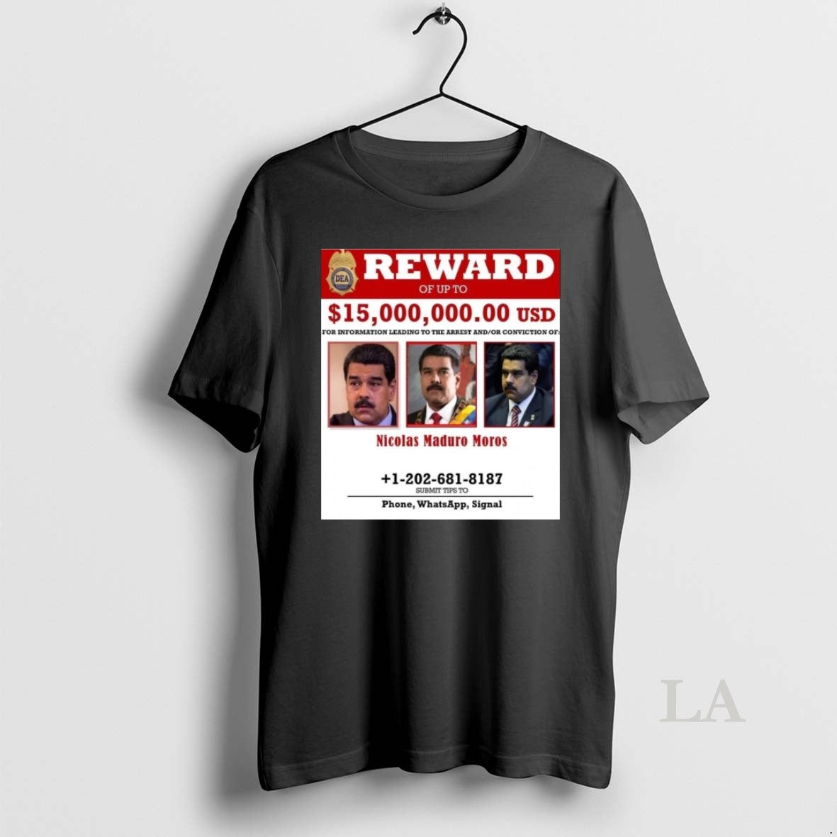 Original 2026 Wanted Nicolas Maduro Moros Reward Up To 15 Million Usd Dea