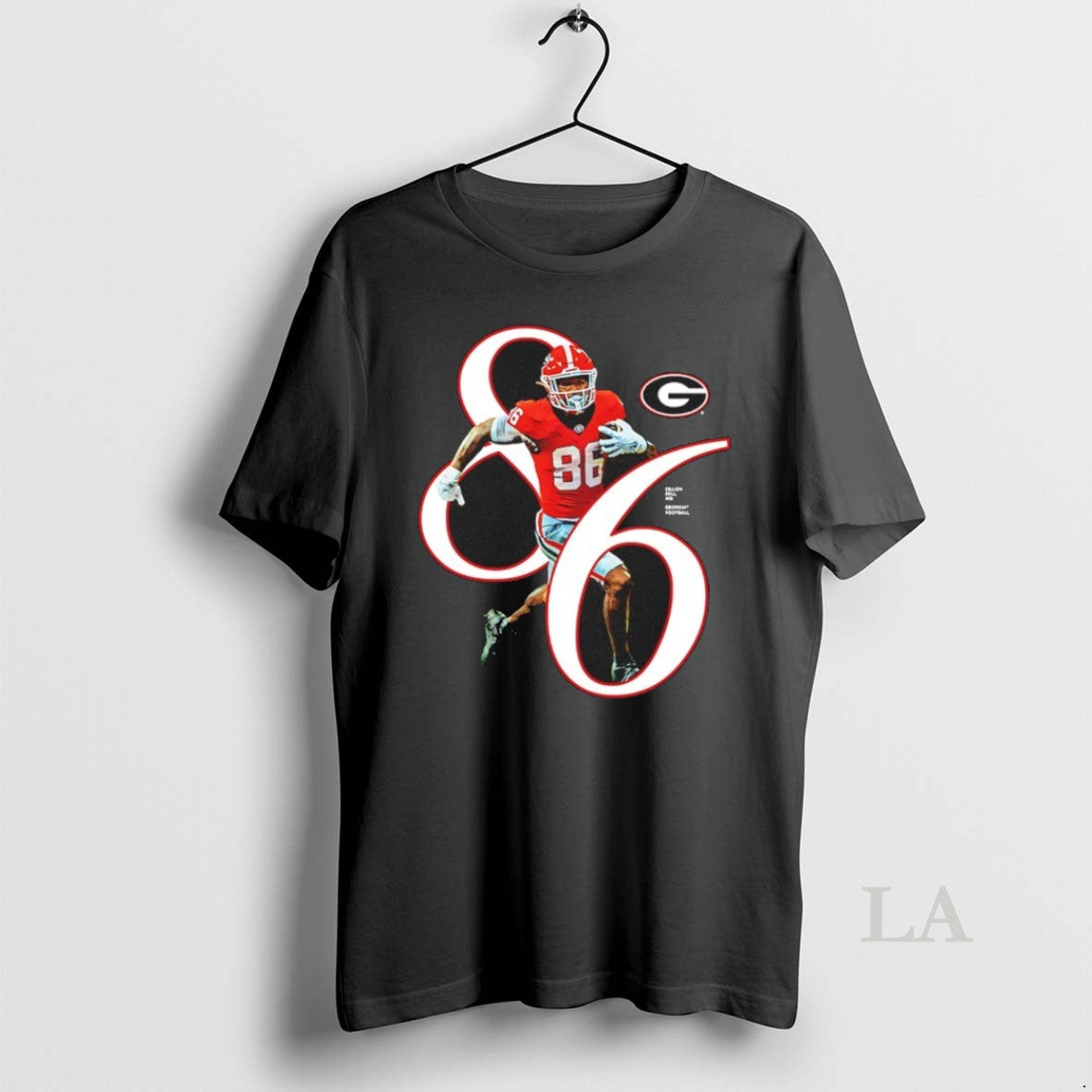 Original Dillon Bell 86 Georgia Bulldogs 2025 Ncaa Player