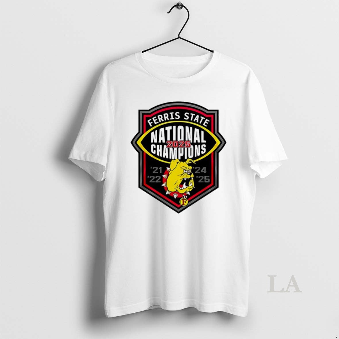 Original Ferris State Bulldogs Ncaa Division Ii National Champions 2025 Logo