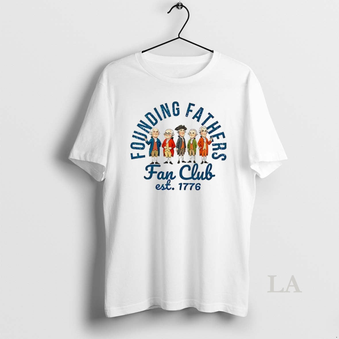 Original Founding Fathers Fan Club Est 1776 Cartoon T-Shirts, Hoodie, Sweatshirt | WearSparks.com