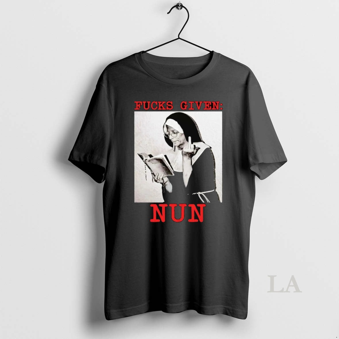 Original Fucks Given Nun Middle Finger T-Shirts, Hoodie, Sweatshirt | WearSparks.com