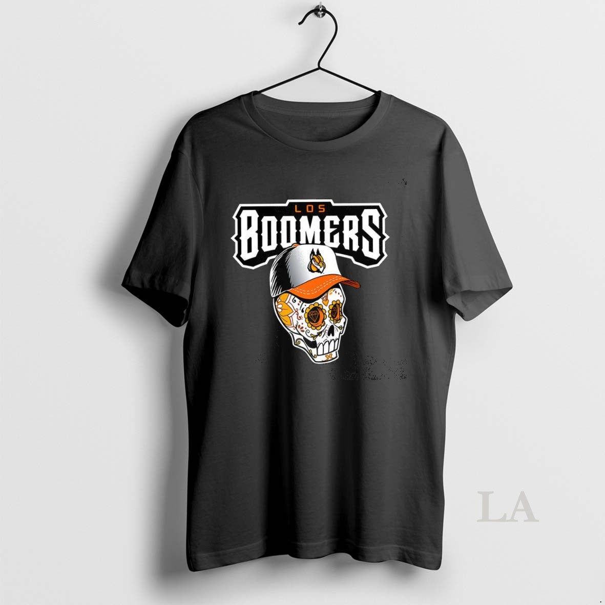 Original Los Boomers Baseball Dia De Los Muertos Suger Skull