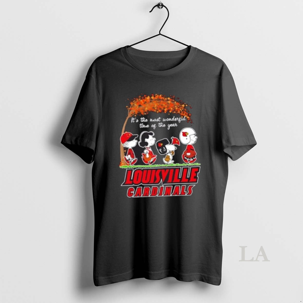 Original Louisville Cardinals X Peanuts Snoopy And Friends Autumn Its The Most Wonderful Time Of